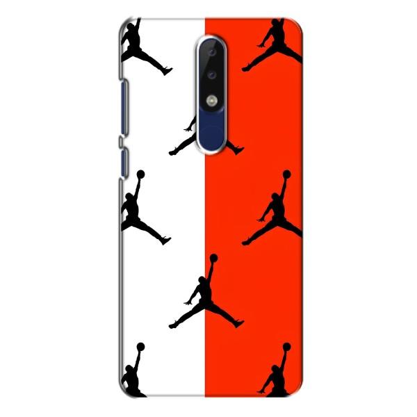 Чохли для Nokia 5.1 Plus (X5) - з картинкою JORDAN (AlphaPrint) – Лого Джордан