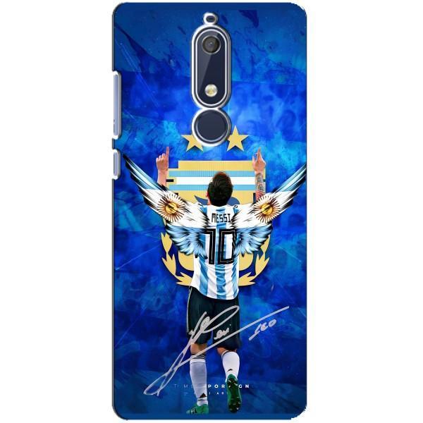 Чехлы для Nokia 5 2018, 5.1 (Leo чемпион) (AlphaPrint) – Месси сборная