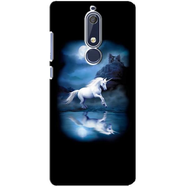 Чехол для Нокиа 5 2018, 5.1 - (Единорожки - Новинки) (AlphaPrint) – Единорог