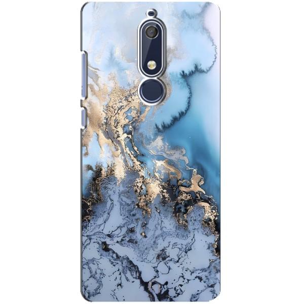 Мраморный чехол на Nokia 5 2018, 5.1 (VPrint) – Нежный мрамор