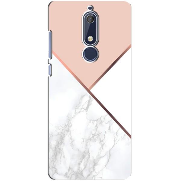 Мраморный чехол на Nokia 5 2018, 5.1 (VPrint) – Тройной мрамор
