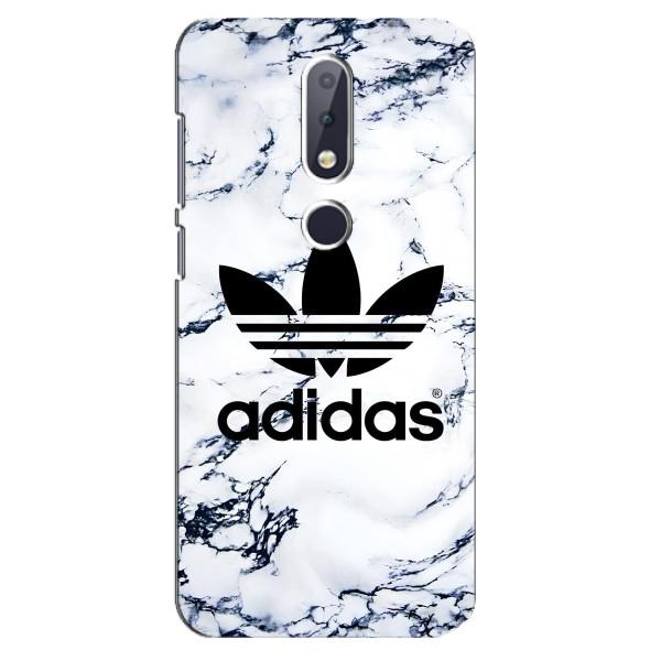 Чохли Адидас для Nokia 6.1 Plus (AlphaPrint) – Адідас на мраморі
