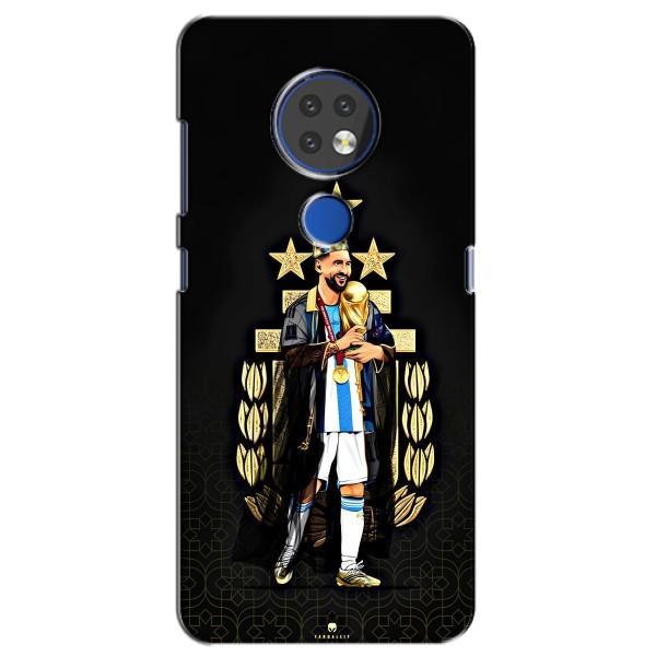 Чехлы для Nokia 6.2 (2019) (Leo чемпион) (AlphaPrint) – Месси Король