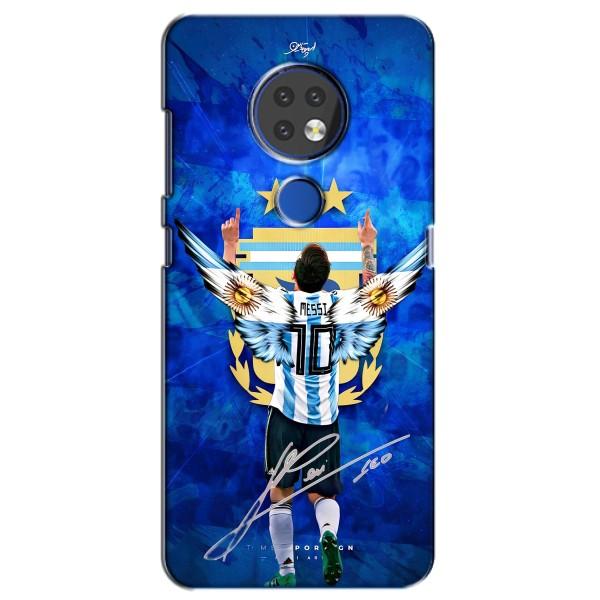 Чехлы для Nokia 6.2 (2019) (Leo чемпион) (AlphaPrint) – Месси сборная