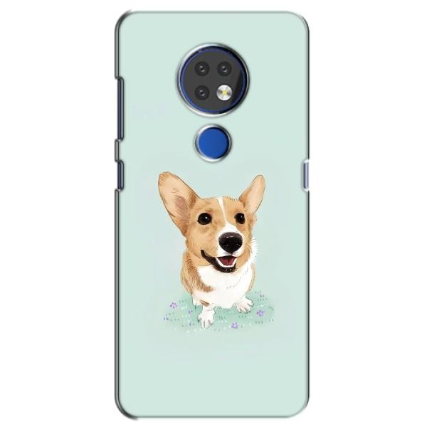 Чехлы с собаками для Nokia 6.2 (2019) (VPrint) – Корги