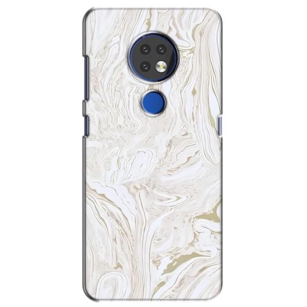Мраморний чехол на Nokia 6.2 (2019) (VPrint) – Білий мрамор
