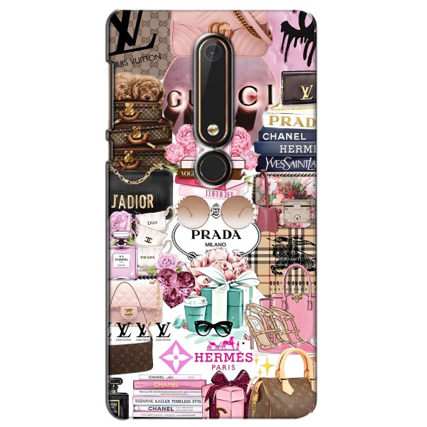Чохол (Dior, Prada, YSL, Chanel) для Nokia 6 2018 – Брендb