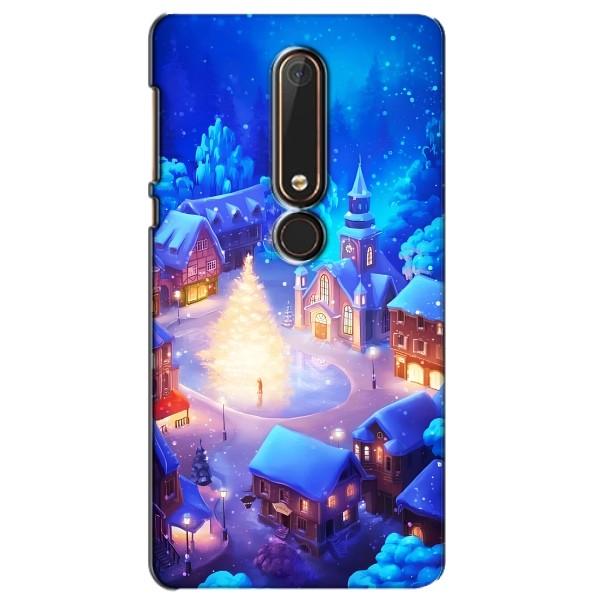 Різдвяні Чохли для Nokia 6 2018 (VPrint) – Різдвяне місто