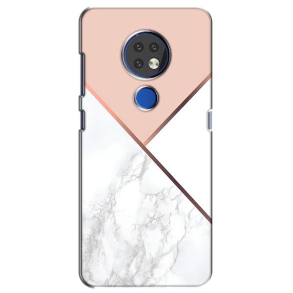 Мраморный чехол на Nokia 7.2 (VPrint) – Тройной мрамор