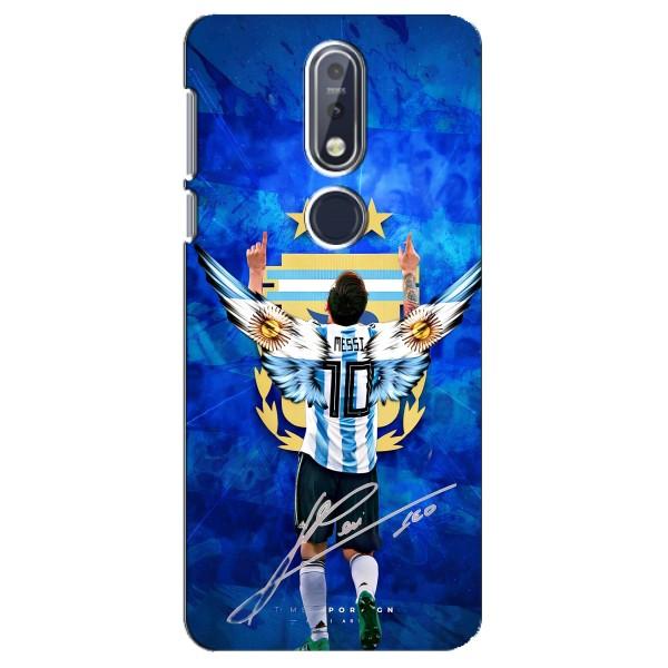 Чехлы для Nokia 7 2018, 7.1 (Leo чемпион) (AlphaPrint) – Месси сборная
