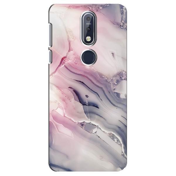 Мраморний чехол на Nokia 7 2018, 7.1 (VPrint) – Пурпурний Мрамор