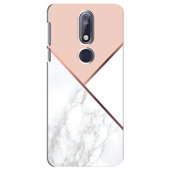 Мраморний чехол на Nokia 7 2018, 7.1 (VPrint) – Тройний мрамор
