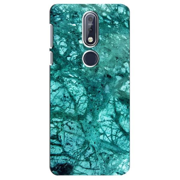 Мраморний чехол на Nokia 7 2018, 7.1 (VPrint) – Зелений мрамор