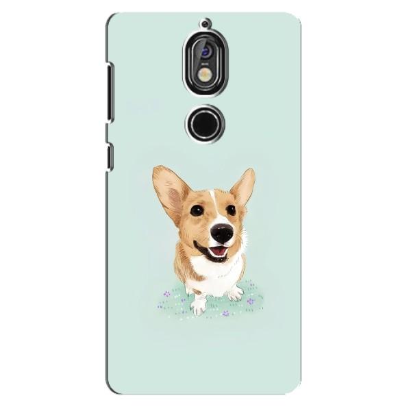 Чохли з собаками для Nokia 7 (VPrint) – Коргі