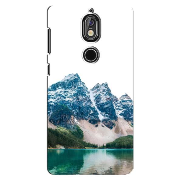 Силиконовый чехол с КАРТИНКАМИ лето для Nokia 7 (AlphaPrint) – Гори