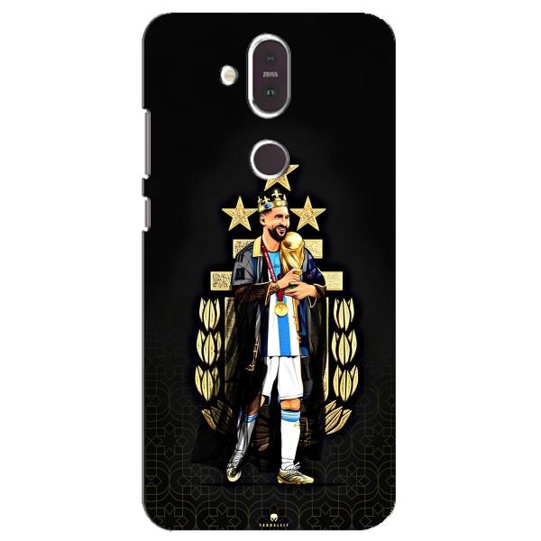 Чохли для Nokia 8.1 , Nokia 8 2018 (Leo чемпіон) (AlphaPrint) – Мессі Король
