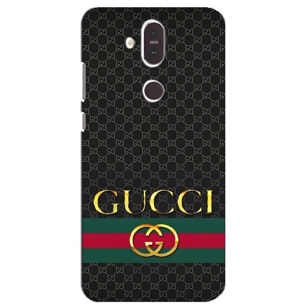 Чохли  GUCCI для Нокіа 8.1 (AlphaPrint) – Gucci оригінал