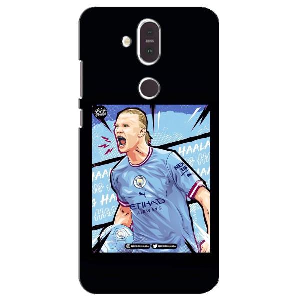 Чохли з футболістом Ерлінг Холанд для Nokia 8.1 , Nokia 8 2018 (AlphaPrint) – гол Ерлінг Холанд