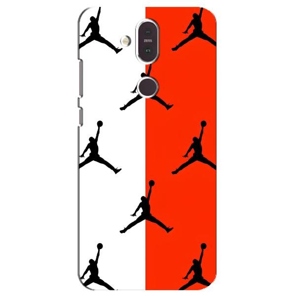 Чохли для Nokia 8.1 , Nokia 8 2018 - з картинкою JORDAN (AlphaPrint) – Лого Джордан