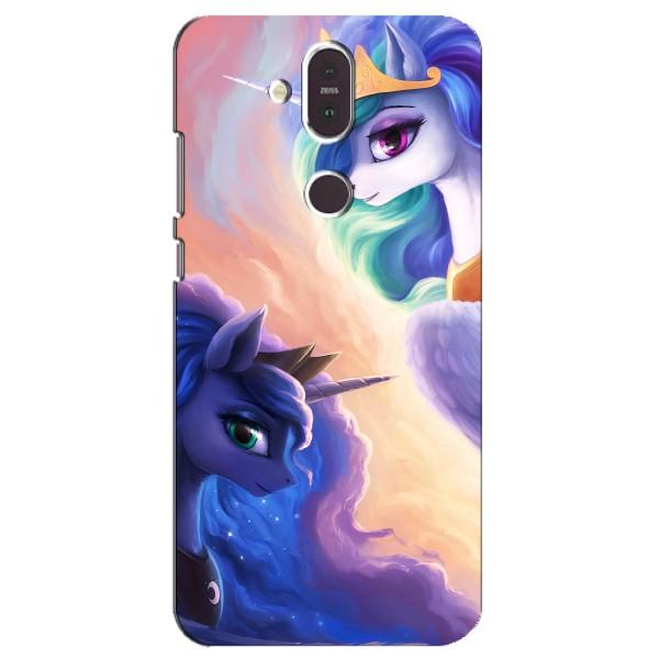 Чохол для Нокіа 8.1 - (Єдинорожки - Новинки) (AlphaPrint) – Єдинорожки