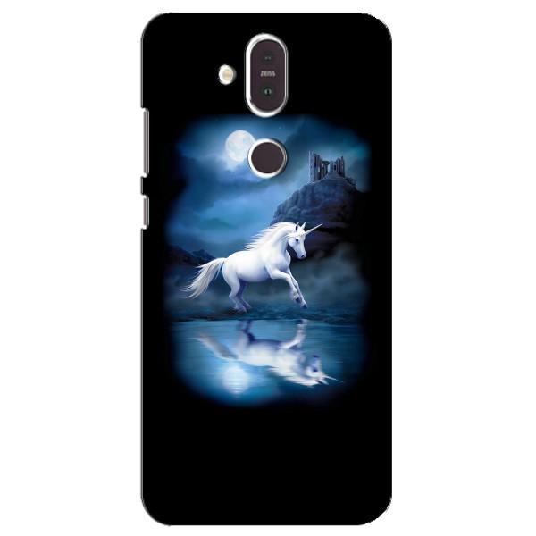 Чохол для Нокіа 8.1 - (Єдинорожки - Новинки) (AlphaPrint) – Єдиноріг