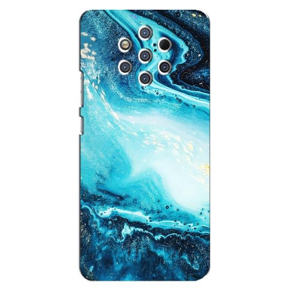 Мраморний чехол на Nokia 9 (VPrint) – Блакитний мрамор