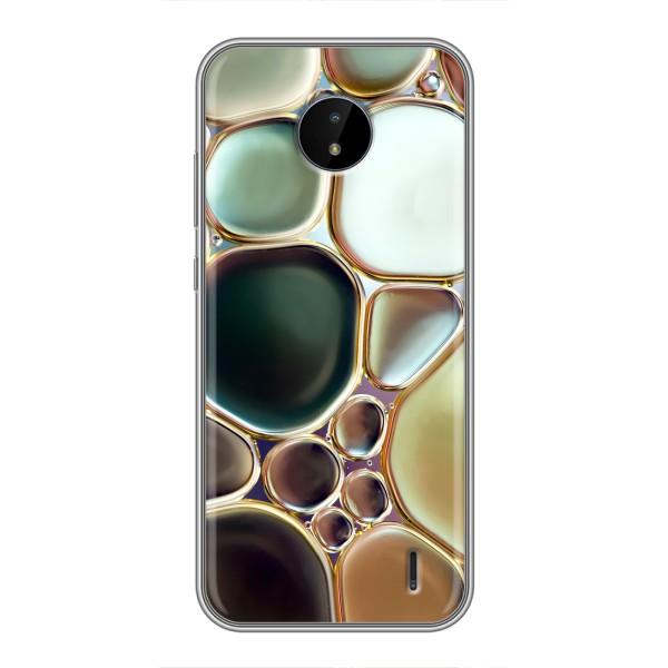 Мраморный чехол на Nokia C10 (VPrint) – Радужный Мрамор