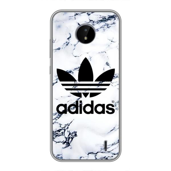 Чехлы Адидас для Nokia C20 (AlphaPrint) – Адидас на мраморе