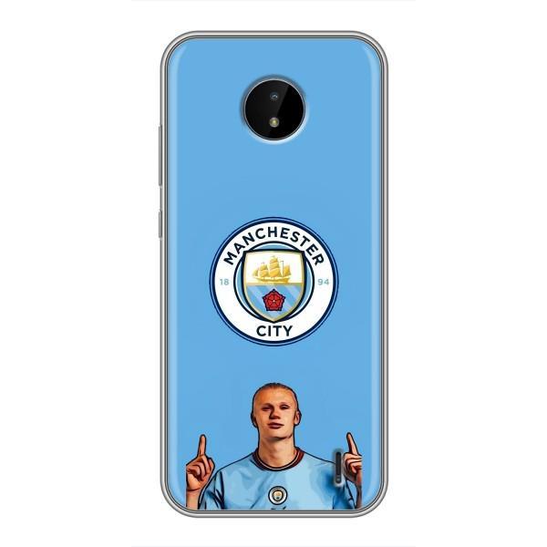 Чехлы с футболистом Ерлинг Холанд для Nokia C20 (AlphaPrint) – Холанд Манчестер Сити