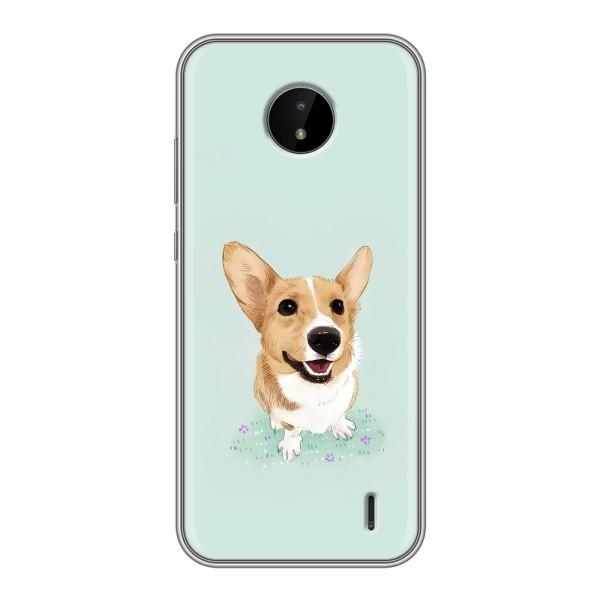 Чехлы с собаками для Nokia C20 (VPrint) – Корги