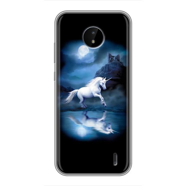 Чехол для Нокиа С20 - (Единорожки - Новинки) (AlphaPrint) – Единорог