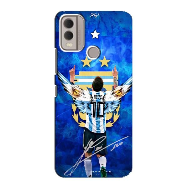 Чохли для Nokia C22 (Leo чемпіон) (AlphaPrint) – Мессі збірна