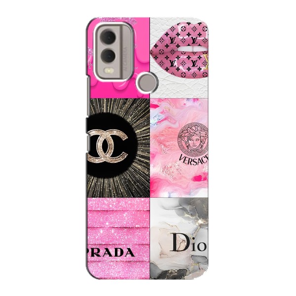 Чехол (Dior, Prada, YSL, Chanel) для Nokia C22 – Модница