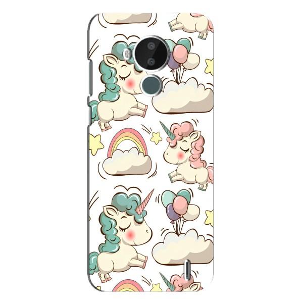 Чехол для Нокиа С30 - (Единорожки - Новинки) (AlphaPrint) – Единорожки