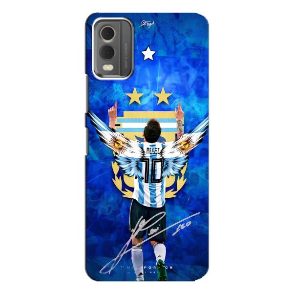 Чохли для Nokia C32 (Leo чемпіон) (AlphaPrint) – Мессі збірна