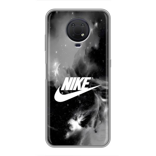 Чехол с логотипом Найк на Nokia G10 – Найк дымчатый