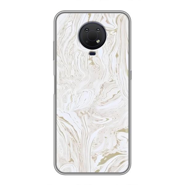 Мраморний чехол на Nokia G10 (VPrint) – Білий мрамор