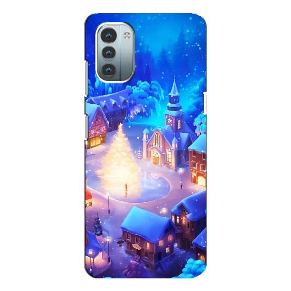 Різдвяні Чохли для Nokia G11 (VPrint) – Різдвяне місто
