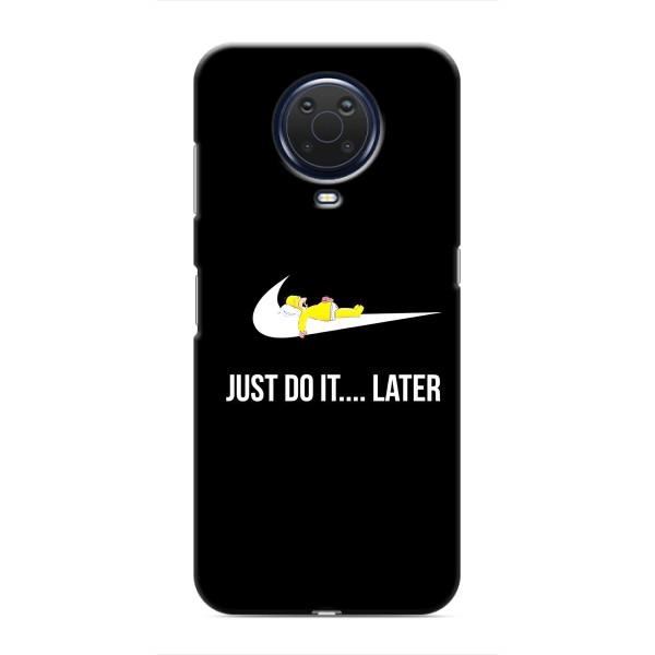 Чохол з логтипом Найк на Nokia G20 – Nike just do it