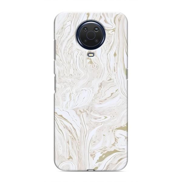 Мраморний чехол на Nokia G20 (VPrint) – Білий мрамор