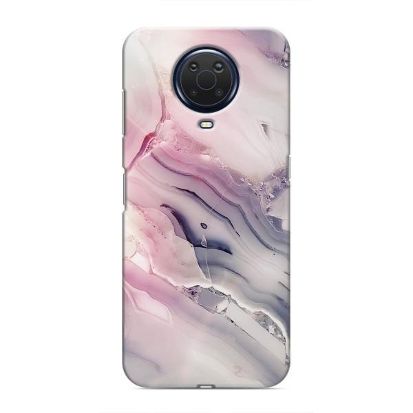 Мраморний чехол на Nokia G20 (VPrint) – Пурпурний Мрамор