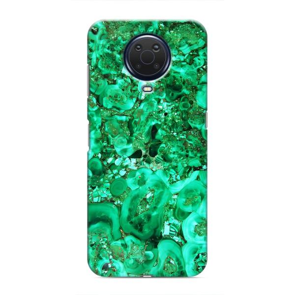 Мраморний чехол на Nokia G20 (VPrint) – Салатовий Мрамор