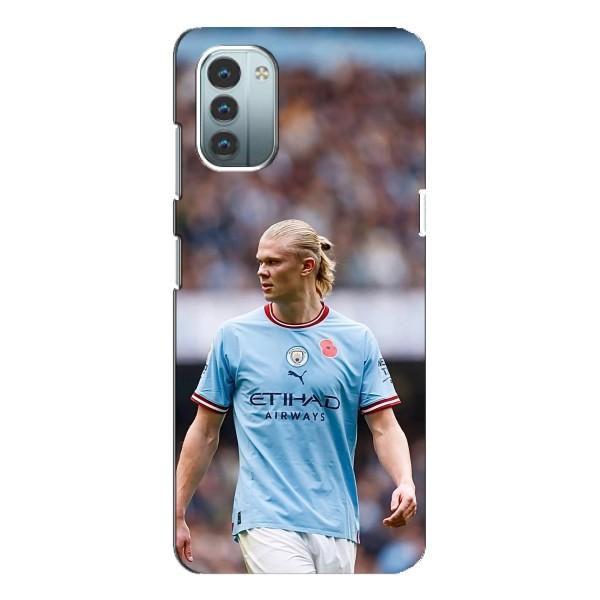 Чехлы с футболистом Ерлинг Холанд для Nokia G21 (AlphaPrint)