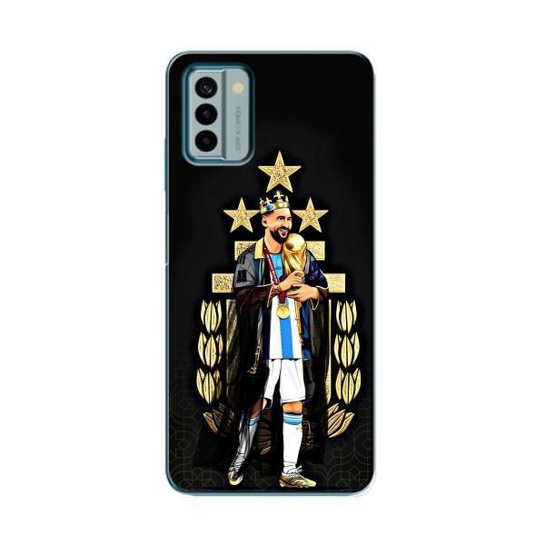 Чехлы для Nokia G22 (Leo чемпион) (AlphaPrint) – Месси Король