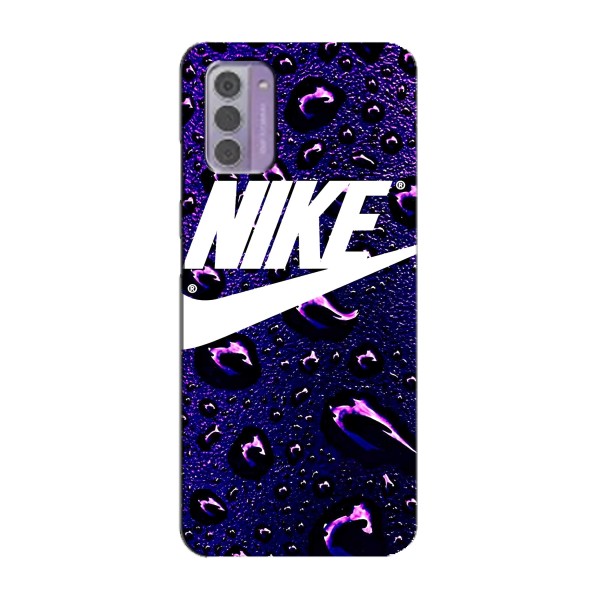Чехол с логотипом Найк на Nokia G42 – Найк на фиолетовом