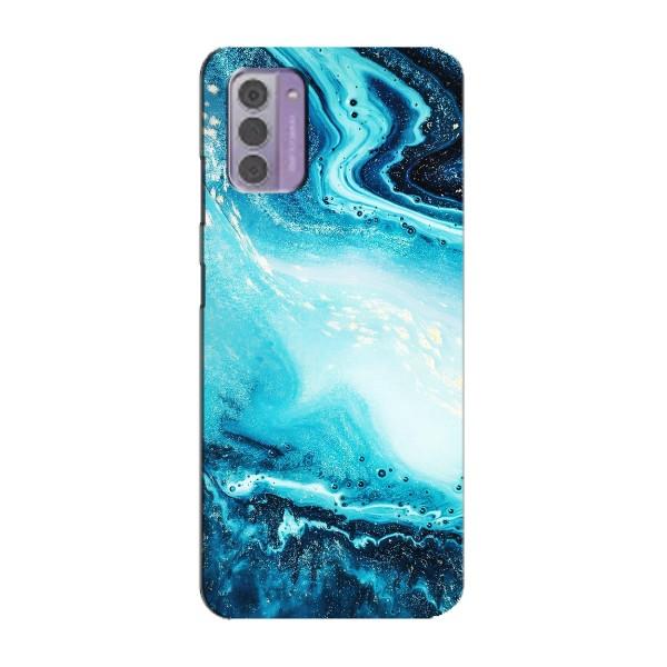 Мраморний чехол на Nokia G42 (VPrint) – Блакитний мрамор