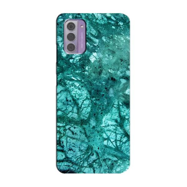 Мраморний чехол на Nokia G42 (VPrint) – Зелений мрамор