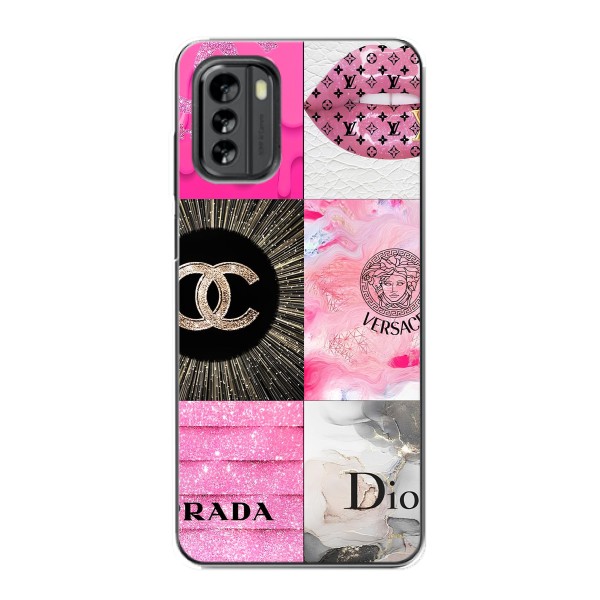 Чехол (Dior, Prada, YSL, Chanel) для Nokia G60 – Модница