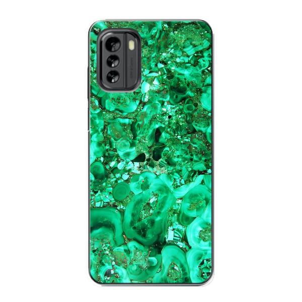 Мраморный чехол на Nokia G60 (VPrint) – Салатный Мрамор