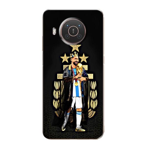 Чехлы для Nokia X10 (Leo чемпион) (AlphaPrint) – Месси Король